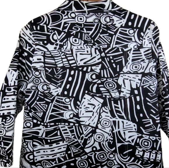 Mirror Image Abstract Art Women's Jacket/Blazer - Picture 6 of 10